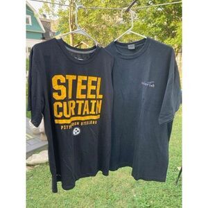 Pittsburgh Steelers Steel Curtain Nike Dri-Fit / Levi’s SilverTab Shirt Lot of 2
